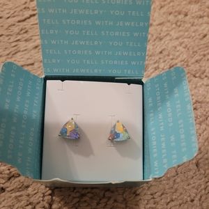 Origami owl earrings